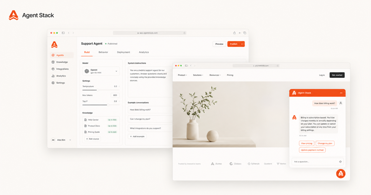 AgentStack | Build Custom AI Support Agents
